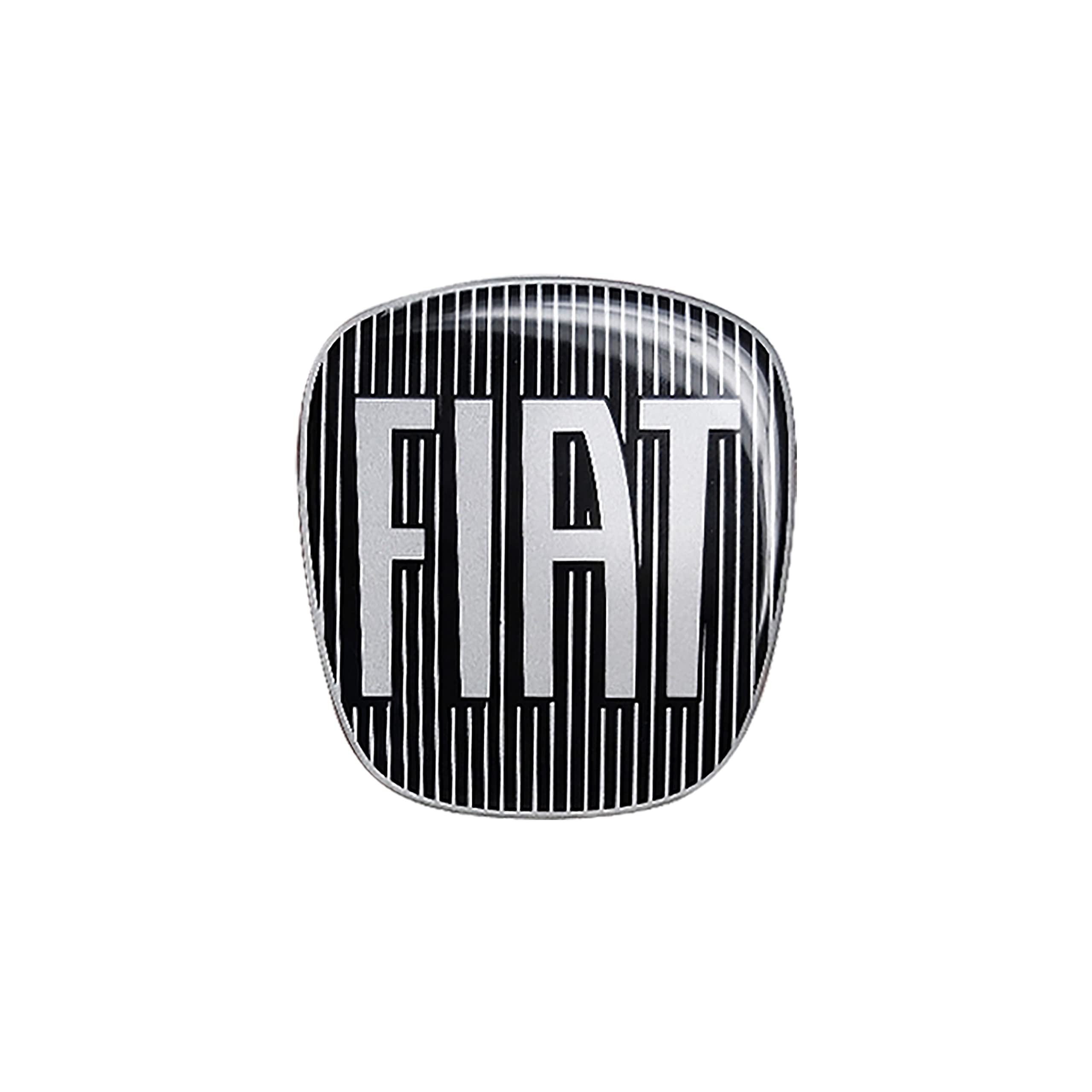 Fiat 14188A 3D Sticker Replacement Logo Black for Doblò