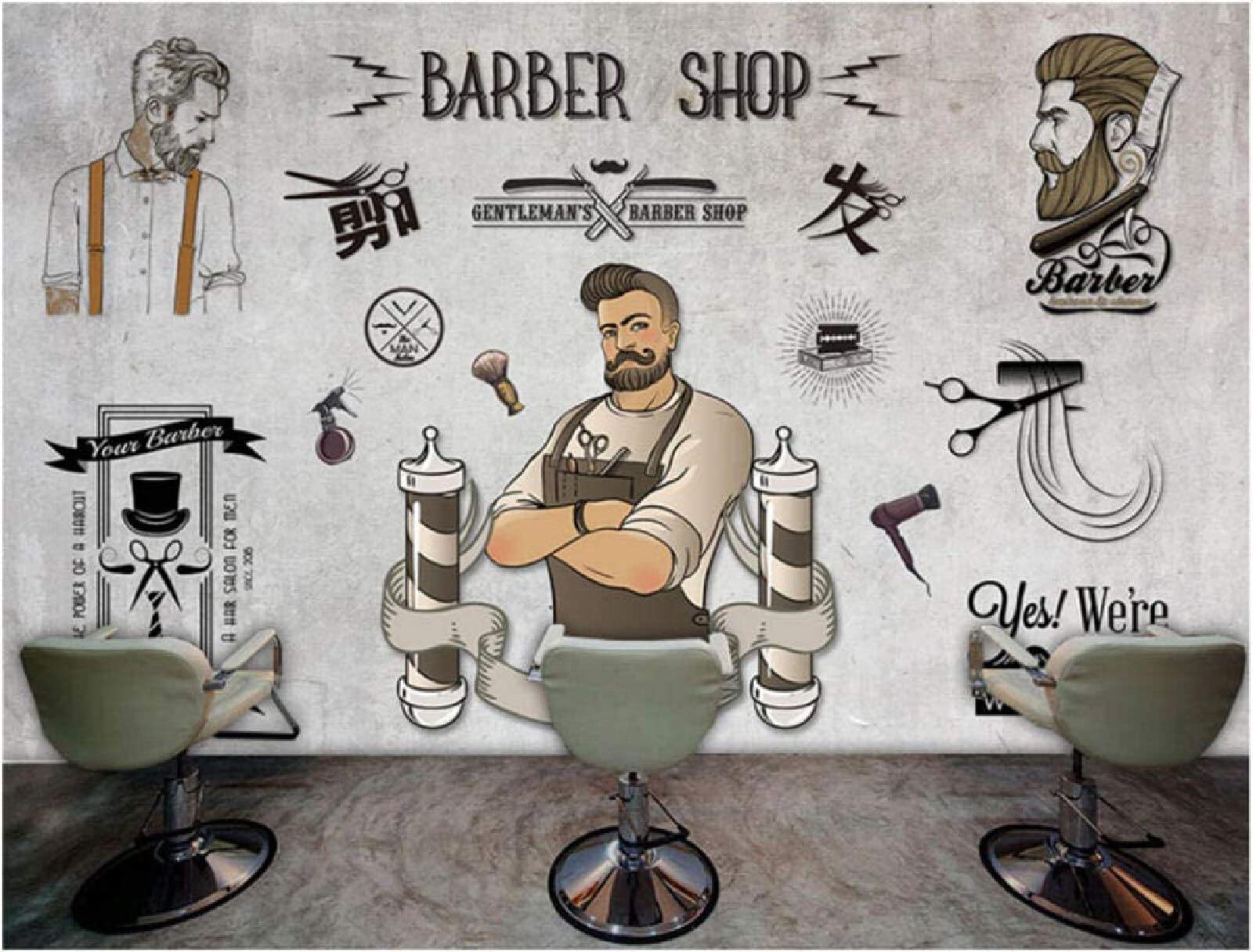 Barbes Vector Portraite D'homme Barbu Avec Coupe De Cheveux Mâle Dans