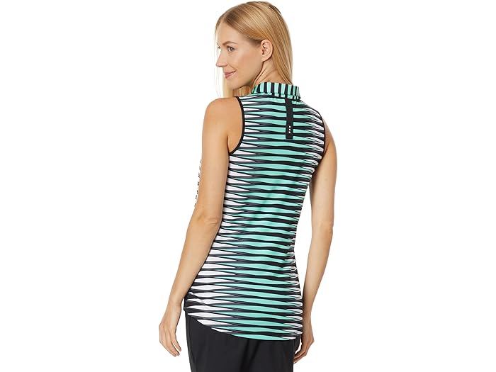 Frequency Print Sleeveless Top - Image 1