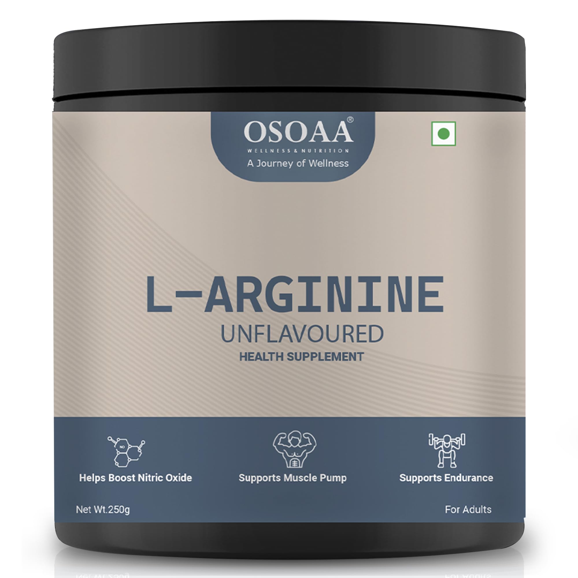 - L-Arginine Powder Supplement 3000mg | Pre-Workout for Men & Women | Boosts Energy & Performance | Unflavoured - 250g