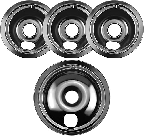 WB31M19 WB31M20 - Cuencos de porcelana para goteo, incluye 1 paquete de 8 pulgadas WB31M19 y 3 unidades WB31M20 de 6 pulgadas, repuesto para