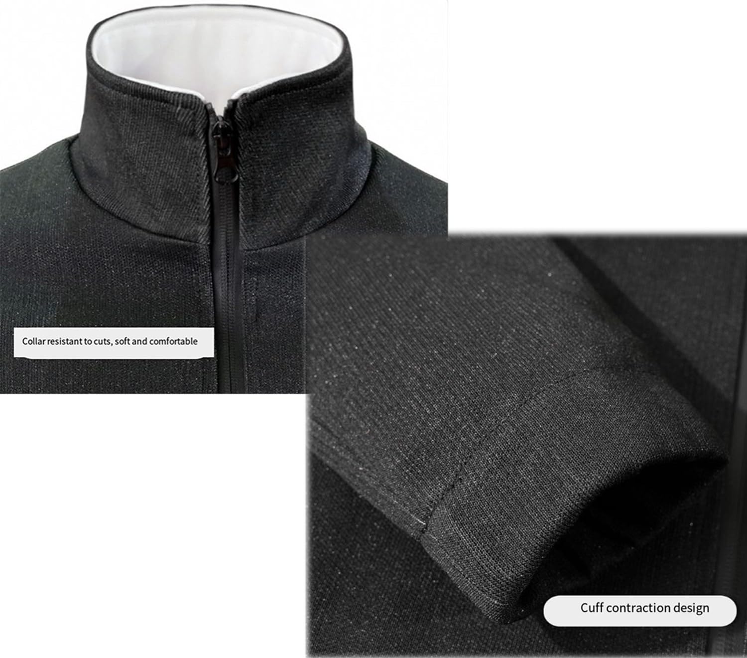 BLUEZY Chaleco Antipuñaladas Chaleco Resistente A Cortes Ropa De Seguridad Chaleco Anti-Corte Ropa De Trabajo Protectora Ropa De Seguridad Chaleco Policia para Protección De Seguridad Personal M