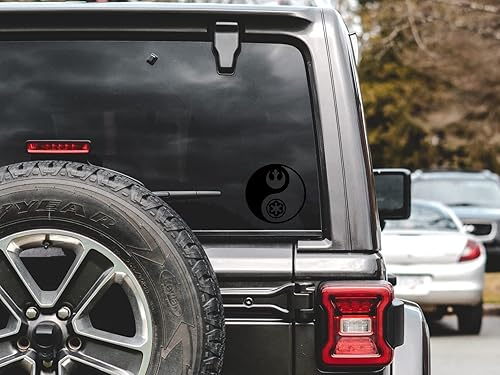 Miniatura 5 de UR Impresions - Adhesivo adhesivo de vinilo para autos, camiones, SUV, motocicletas, ventanas, negro, 5.5 pulgadas, URI433