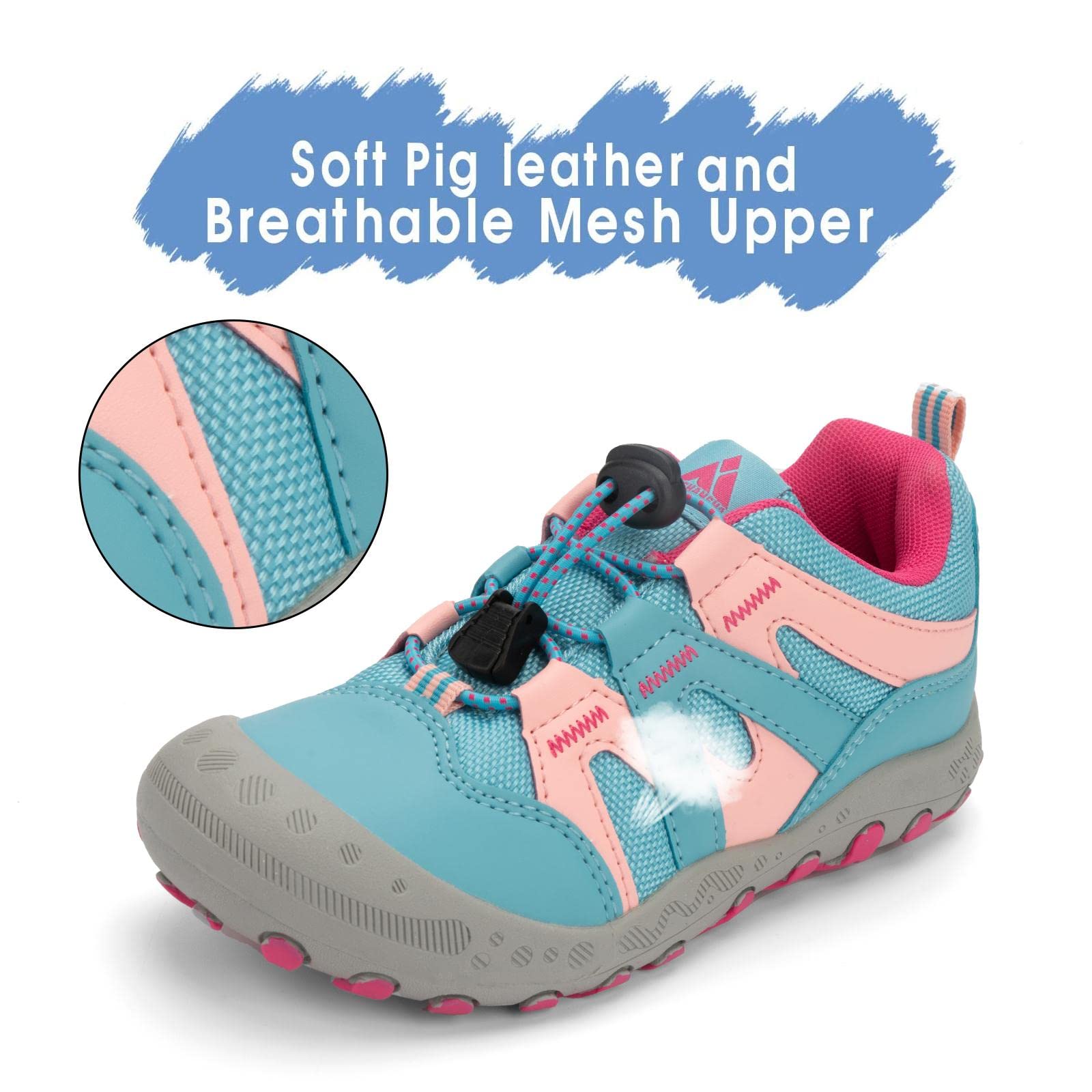 Mishansha Sneakers Bambini Bambina Respirabile Mesh Sportive Scarpe da Corsa Unisex Casuale Ginnastica Fitness All'aperto Taglia 24-38 EU