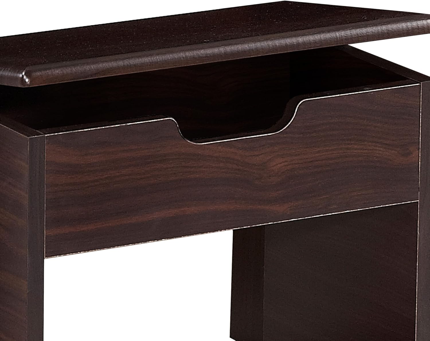 24/7 Shop at Home Frega Bedroom Vanity Set, Walnut