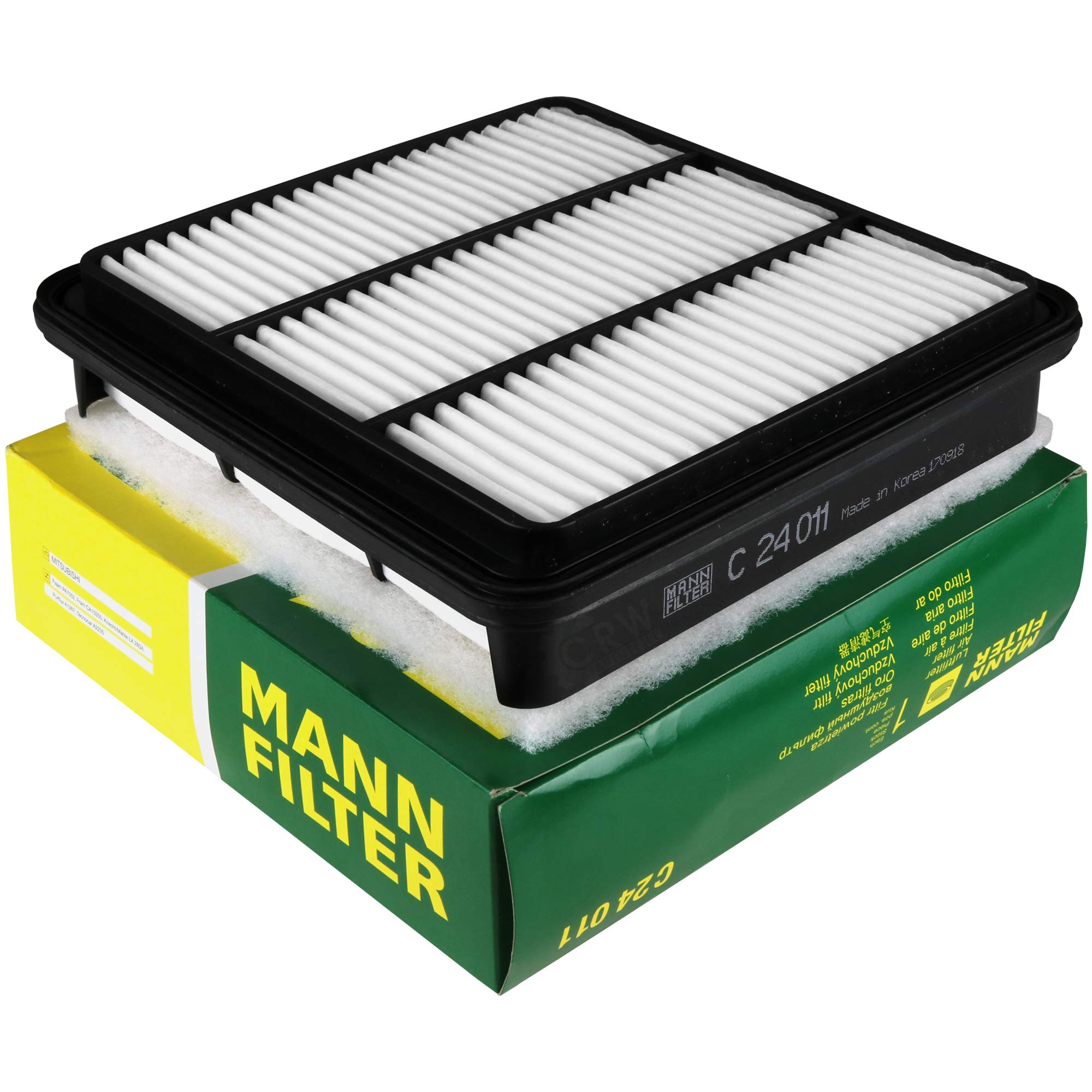 Paquete de inspección Kit de mantenimiento de filtros con filtro de aceite W 9066, filtro de aire C 24 011, tornillo de cierre