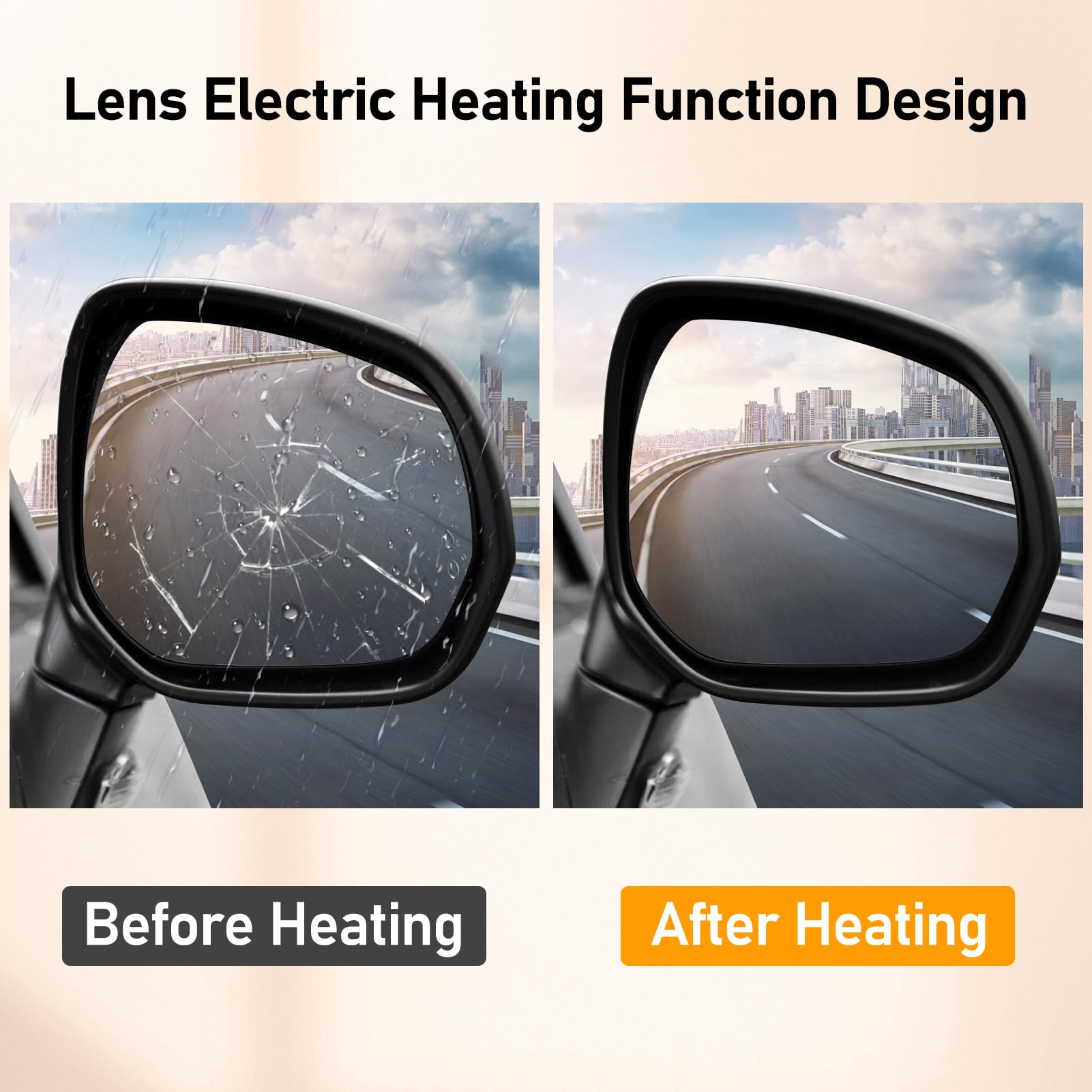 Specchietto Retrovisore Sinistro In Vetro Con Piastra – Compatibile Con Citroen C3 Picasso, C4 Picasso E Peugeot 3008, 5008