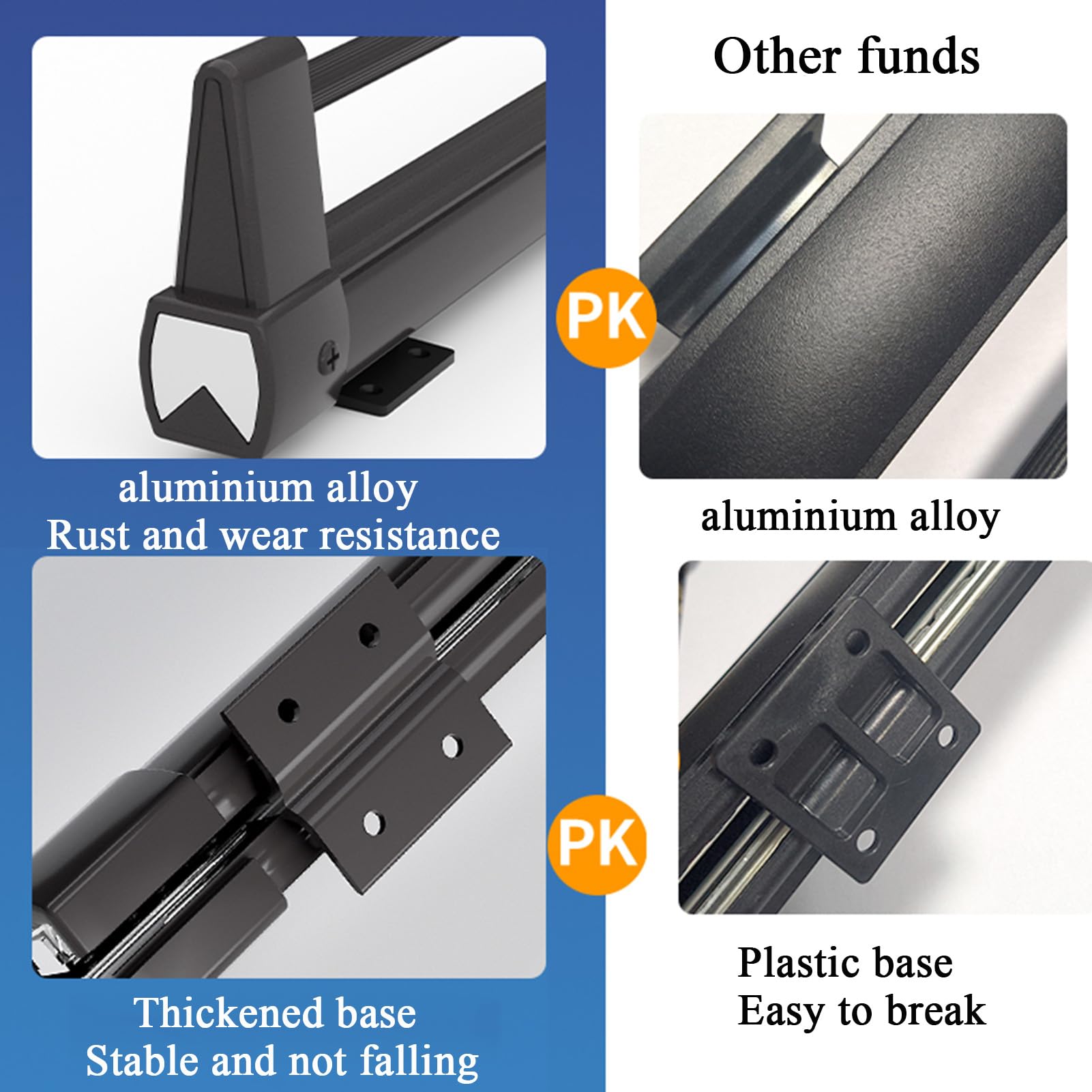 Barra De Percha De Ropa Extensible para Guardarropa,Robusto Barra Armario Ropero, Accesorios para Armario Dormitorio, Extraíble Corredera Percha Extensible,Negro,450mm