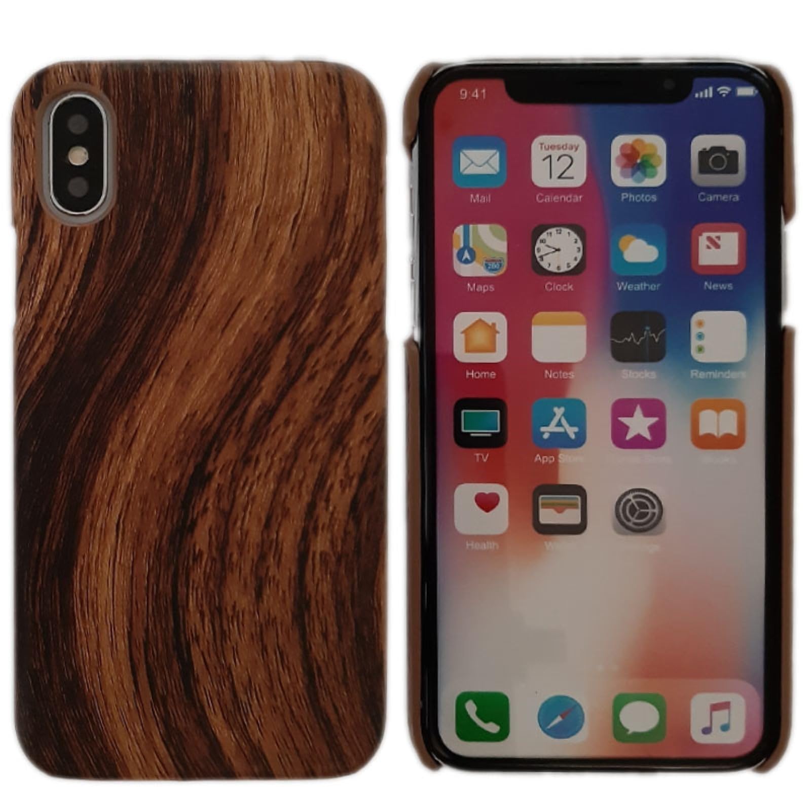 Amazon.co.jp: iPhone XS Max 対応 木目調 木目風 ウッド調