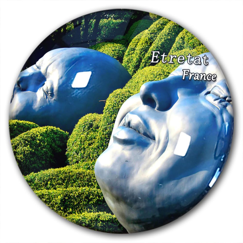 Afghanistan-0001 France Etretat Fridge Magnet Refrigerator Stickers Decorative Magnet Travel Souvenir Glass