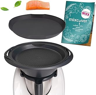 mixcover Silicone steamer for gratin dishes, compatible with Thermomix accessories for the Varoma tray, accessory for TM5 TM6 TM31 TM Friend, complete.
