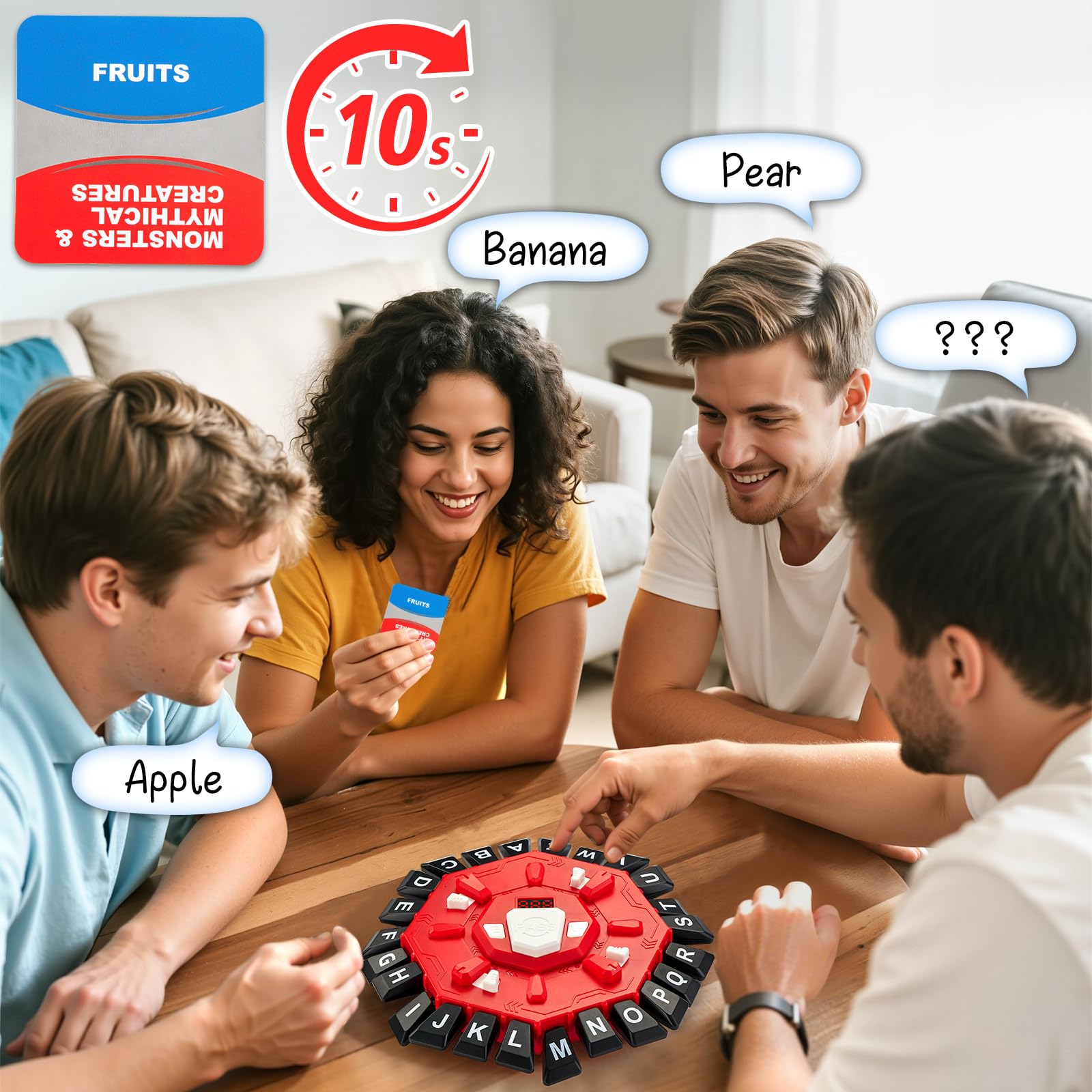 Tormenta De Palabras – Juego De Letras Y Velocidad Para Fiestas Y Reuniones Familiares – Adultos Y Niños