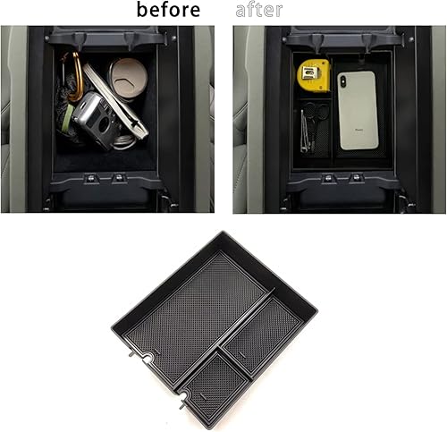 Miniatura 5 de HAPPYHORSE Caja de almacenamiento para pasamanos de coche Rivian R1T R1S 2022 consola central pasamanos de almacenamiento accesorios para gestor de