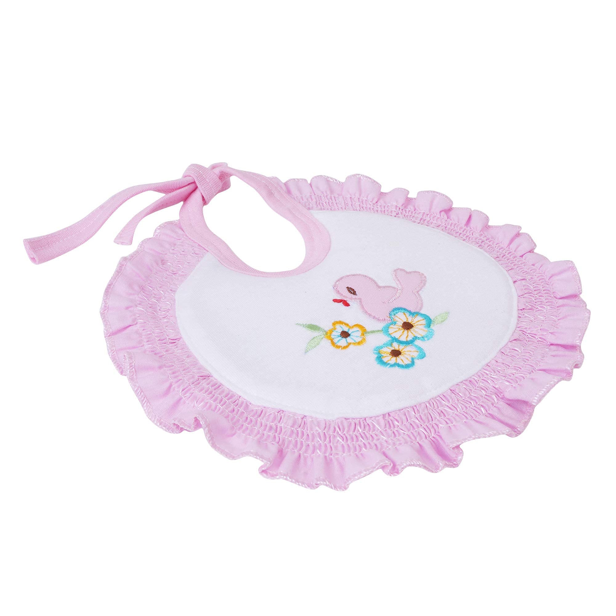 Da Anushi Soft Cotton Washable & Reusable Multicolor Absorbing/Comfortable and Easily Adjustable Feeding Bibs In Apron Style For Babies,Toddlers,Infants 3