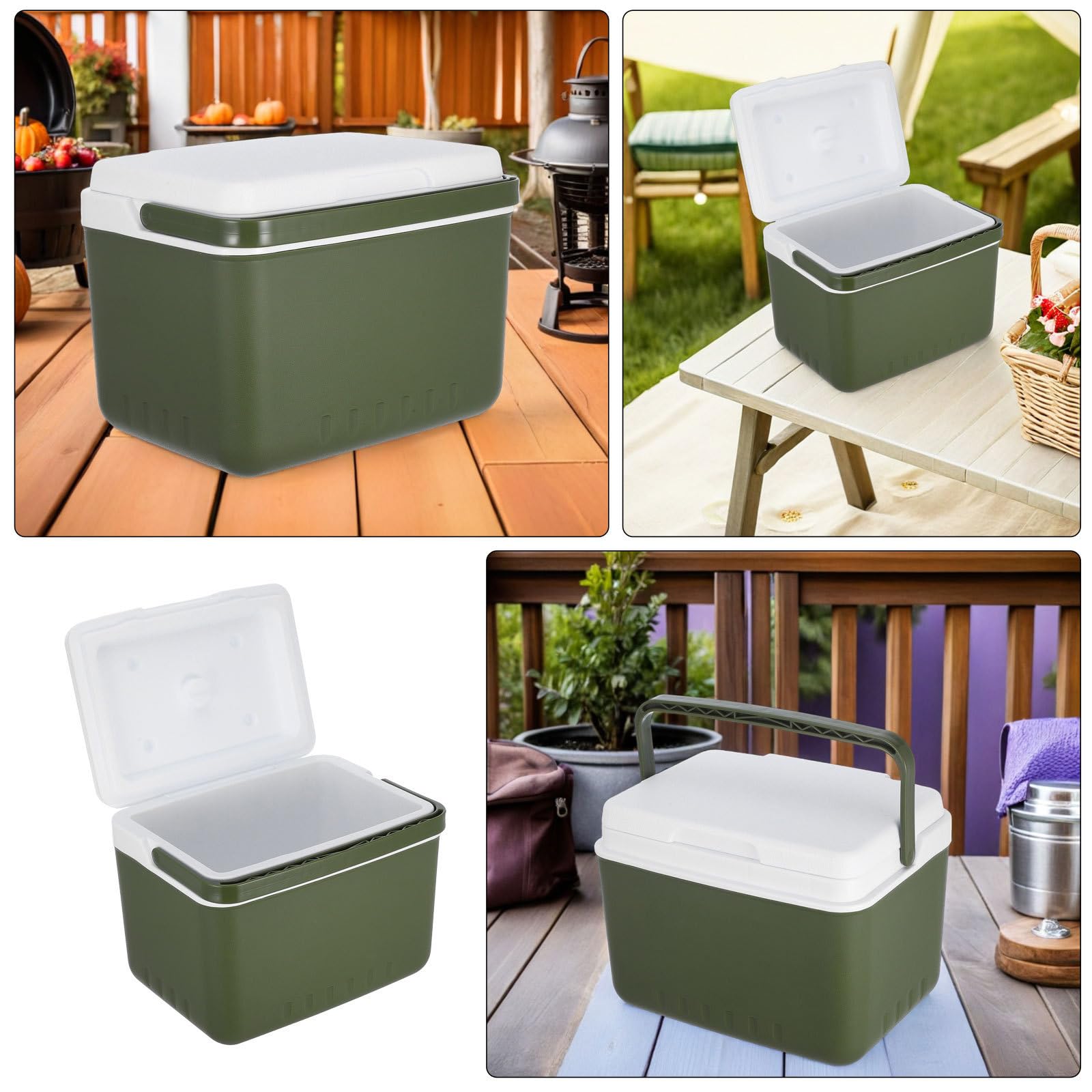 Healeved Glacière Portable Isotherme 9l pour Boissons et Aliments, Isolation Performante en PE et Polystyrène, pour Sorties en Plein Air et Pique-niques