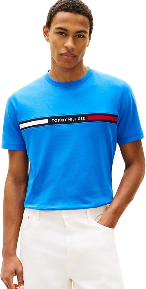Tommy Hilfiger Herren T-Shirt Kurzarm Rundhalsausschnitt