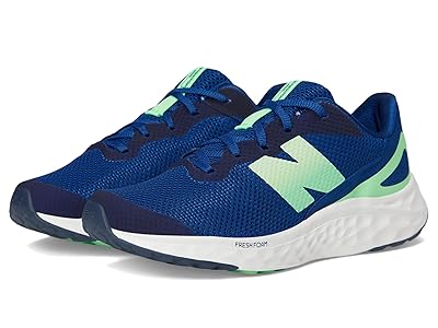 New Balance Kids Fresh Foam Arishi v4 (Big Kid) Kids Shoes Galaxy Blue/Lime Leaf/Nb Navy : 5 Big Kid M, Textile