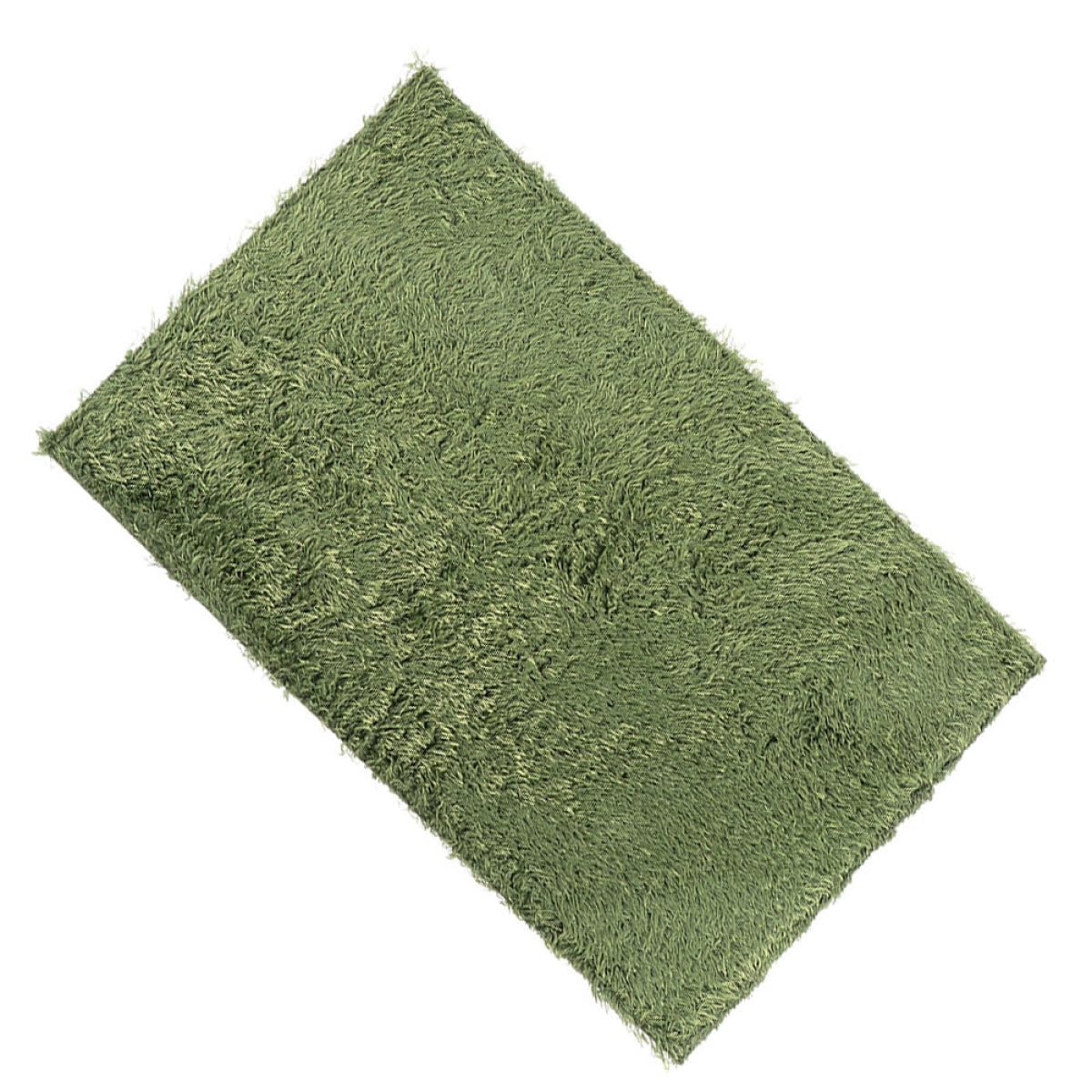 Tapis Gazon Artificiel Décoratif en Coton Respirant et et Super Confortable pour Reptiles et Tortues pour Terrarium Habitat Humide