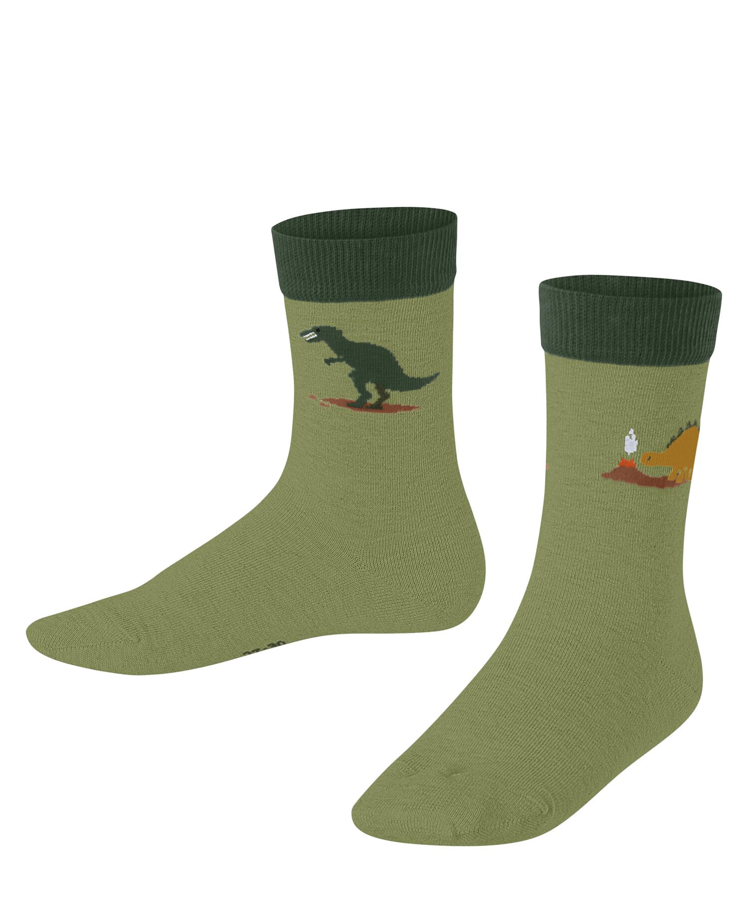 FALKE Reinforced Hard-Wearing Skin-Friendly Do Not Slip In Shoe With Dinosaur Pattern 1 Pair