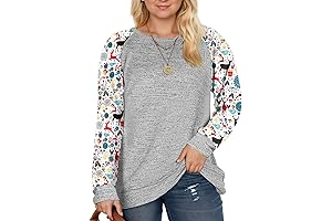 DOLNINE Plus Size Ugly Christmas Sweater