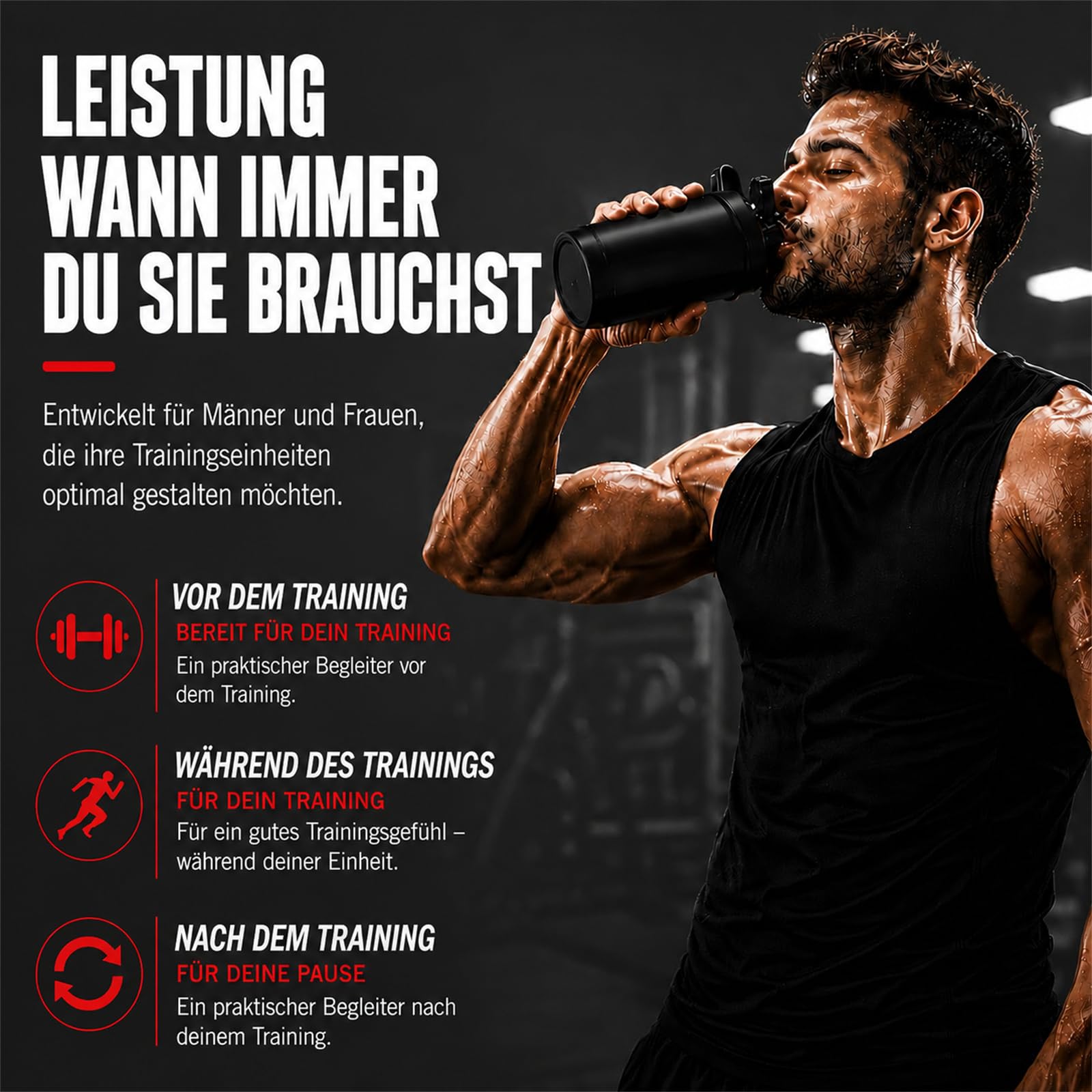 Creatin Monohydrat Gummibärchen 5000mg, Hochdosierte Kreatin mit Taurin, Vitamin B12 & B6, Alternative zu Kreatin Kapseln & Pulver, Vegan, Beerengeschmack (60 Stück (1er Pack))