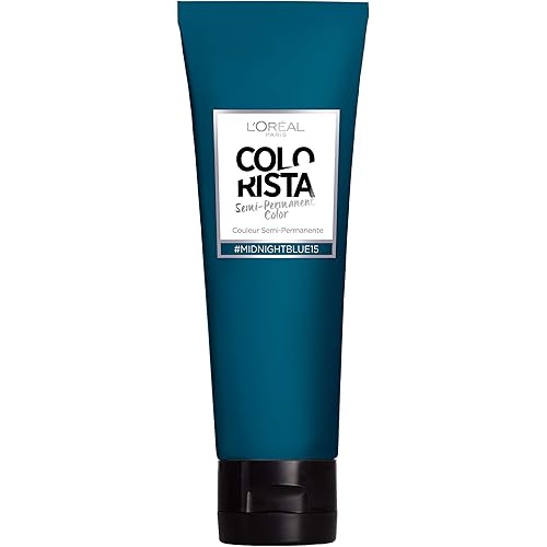 Miniatura 6 de L'Oreal Paris Colorista Semi-Permanent Hair Color for Brunette Hair, Midnight blue