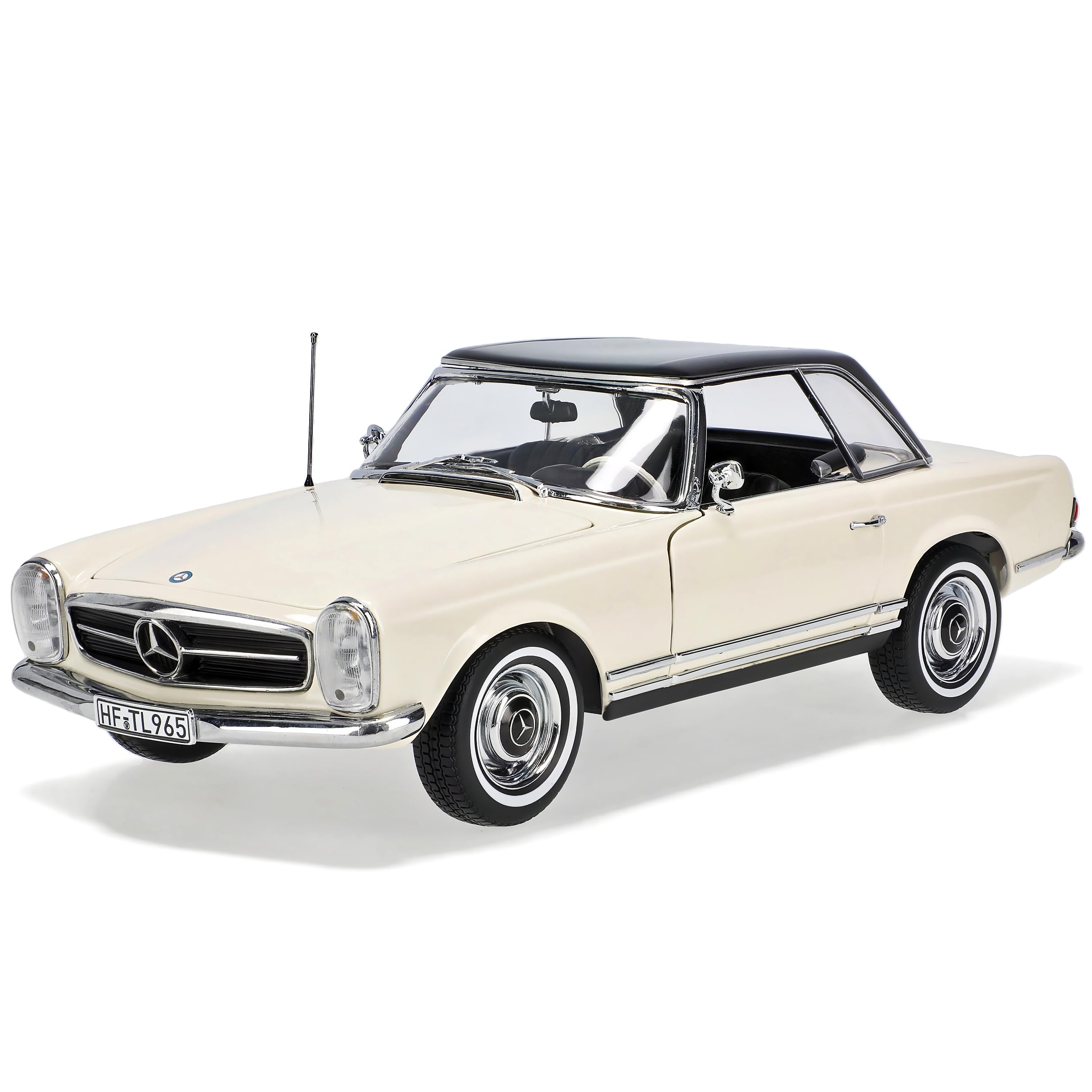Mercedes-B 230SL Pagode Roadster Weiss DB090 W113 1963-1971 1/18 Norev Modell Auto