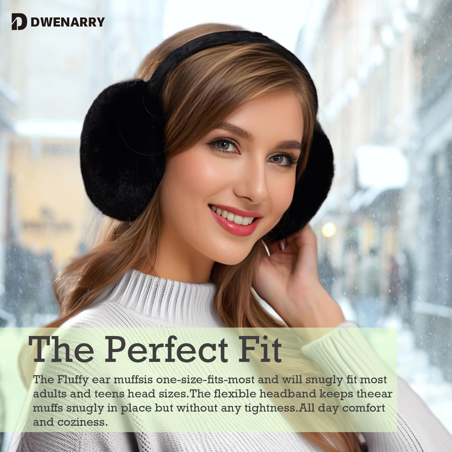 Women Winter Ear Muffs Warm Earmuffs Ladies Foldable Ear Warmer