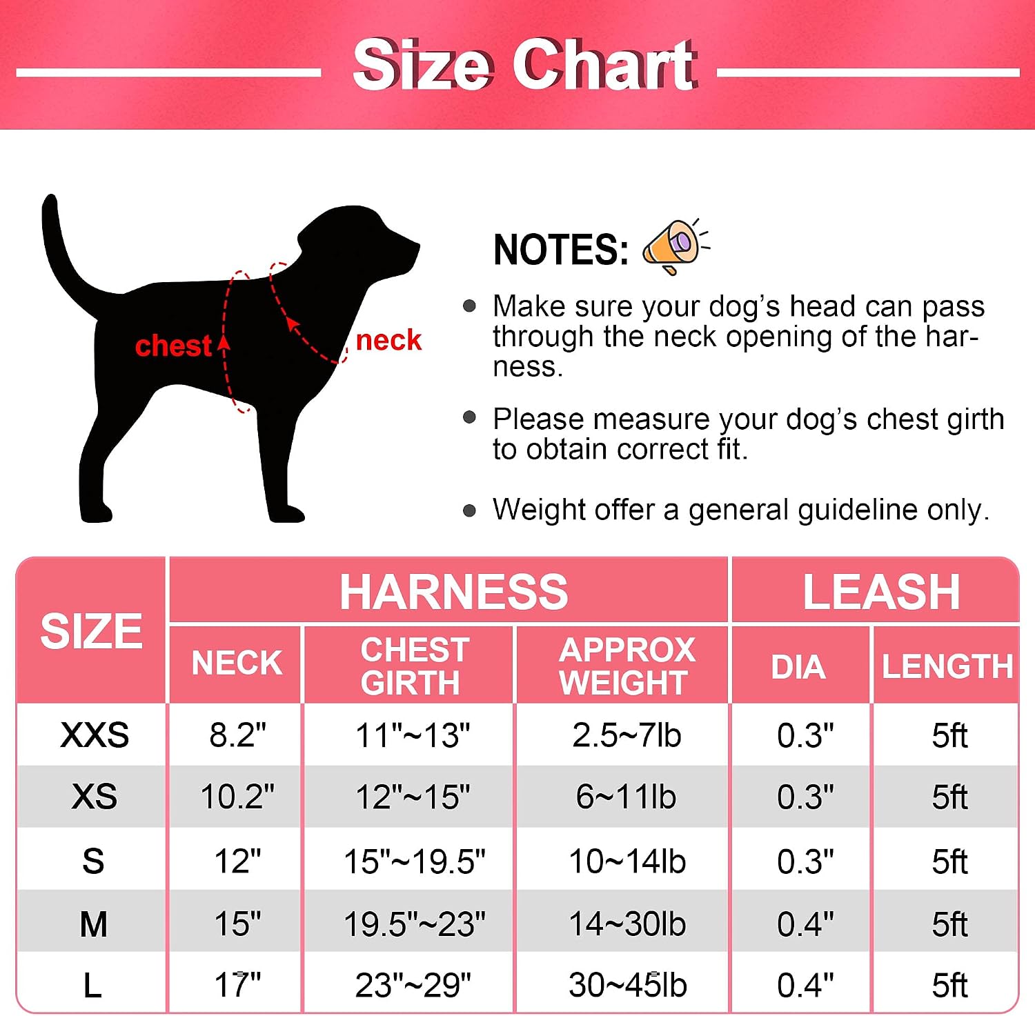 haapaw No Pull Dog Harness Double-Layer Mesh Soft Breathable Adjustable Puppy Dog Harnesses for Small Medium Dogs