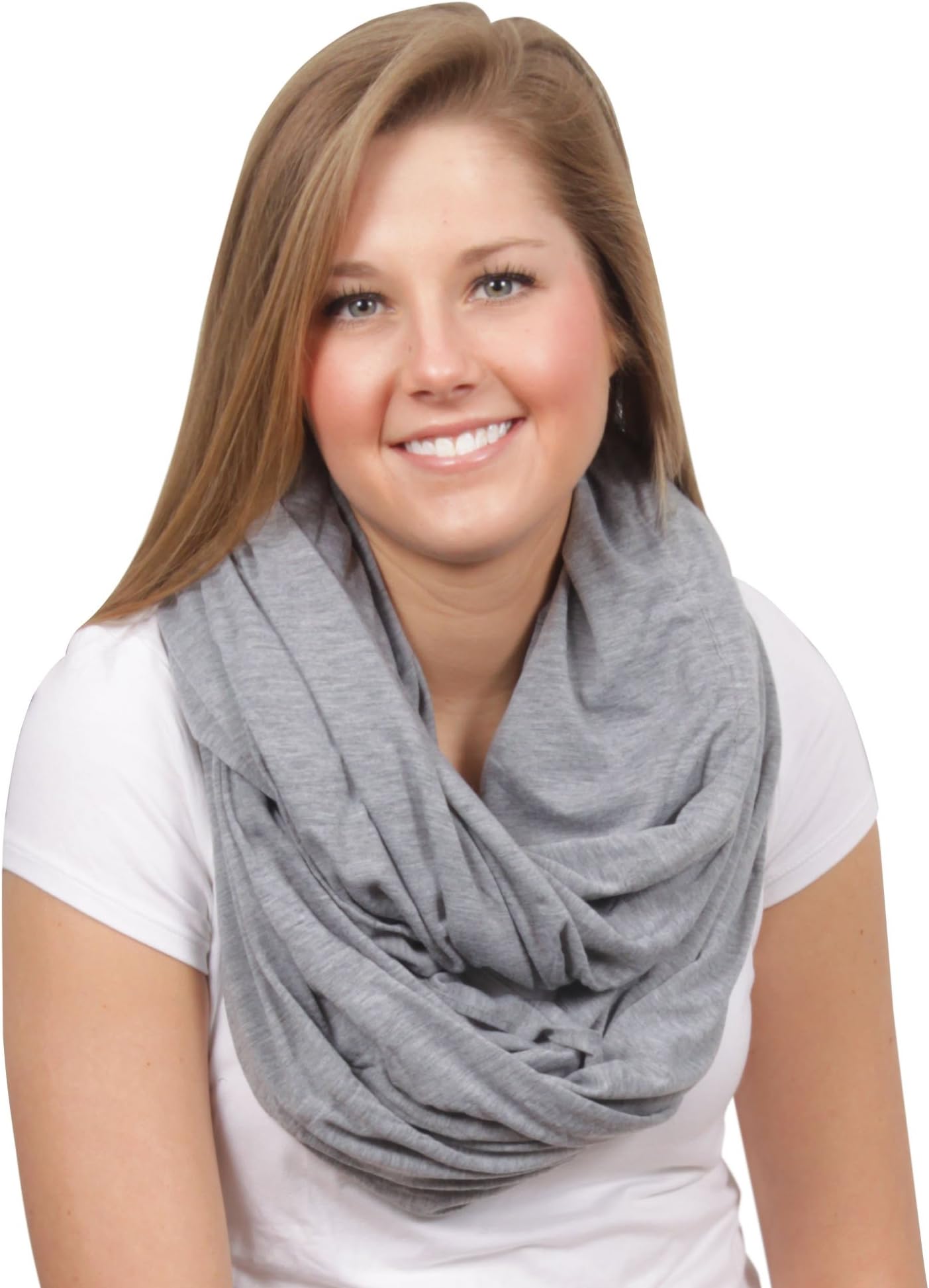 LeachcoLuxi Nursing Infinity Scarf - Go to Gray