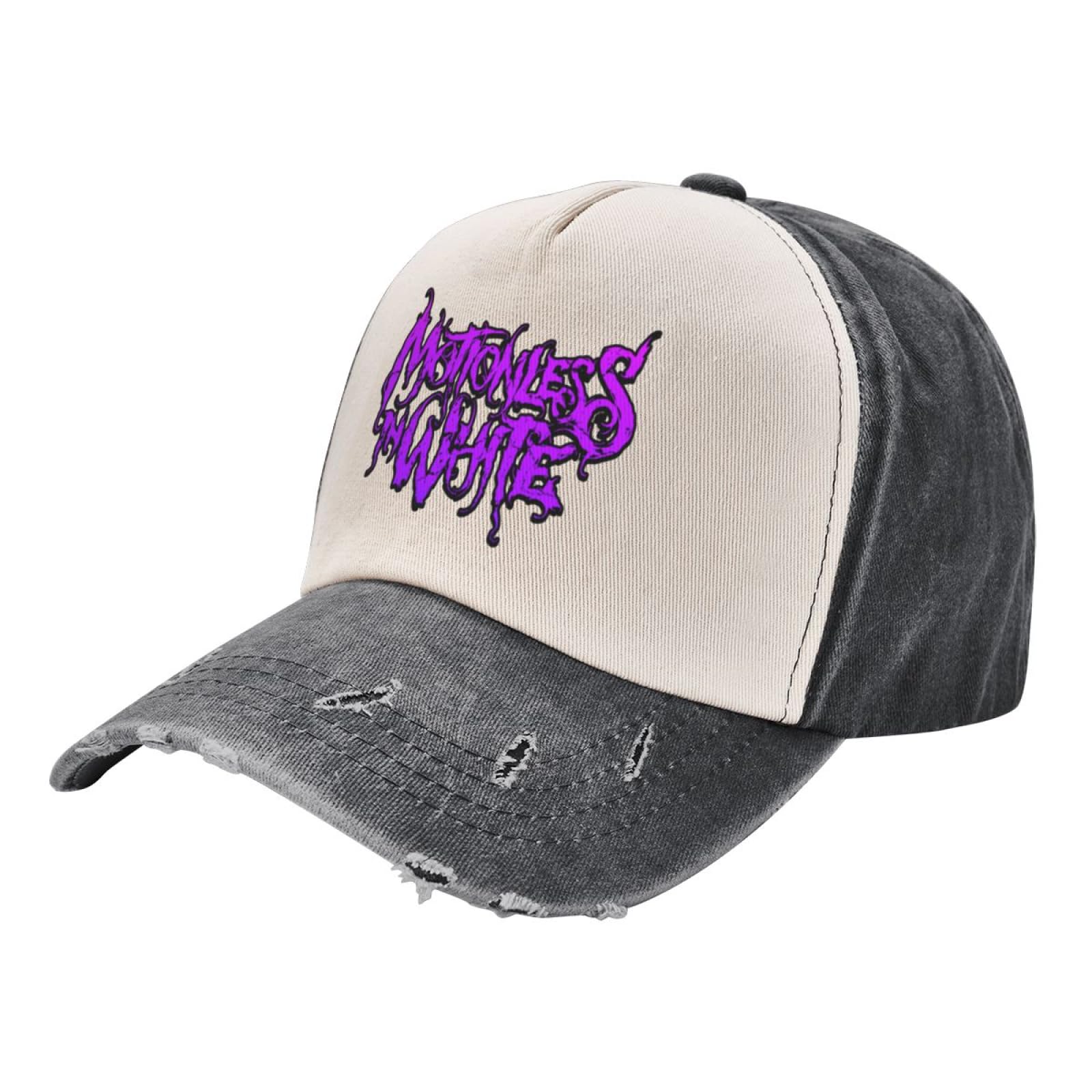 AIOGCAEX Baseball Cap Motionless in White Man Cap Anime Hat Kids Hat Women Hats Men's Holiday Sports Gifts