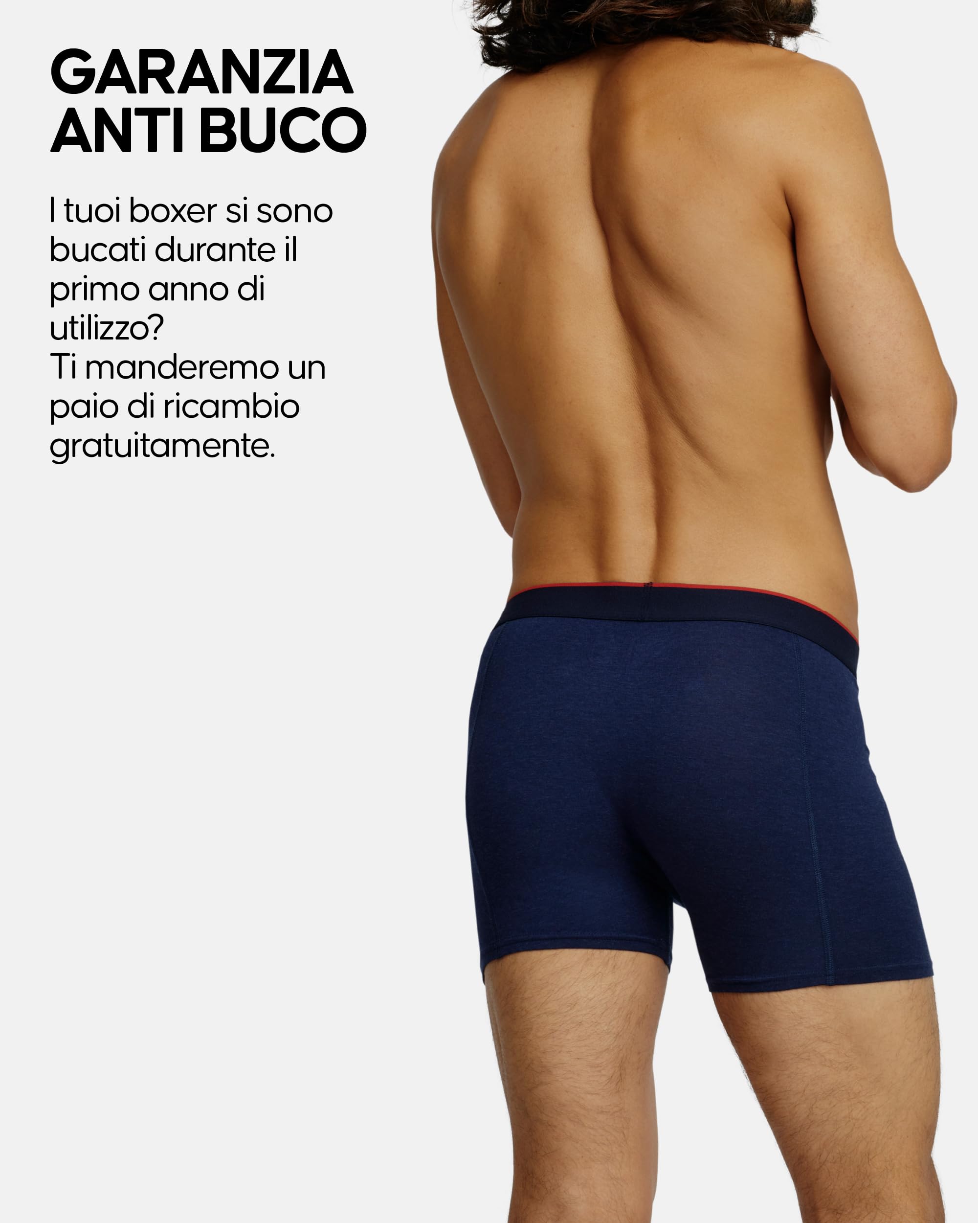 DANISH ENDURANCE Boxer Uomo in bambù Ultra Morbido, Mutande Boxer Bamboo Comodi, Traspiranti, con o Senza Apertura Frontale, 6 o 10 Paia