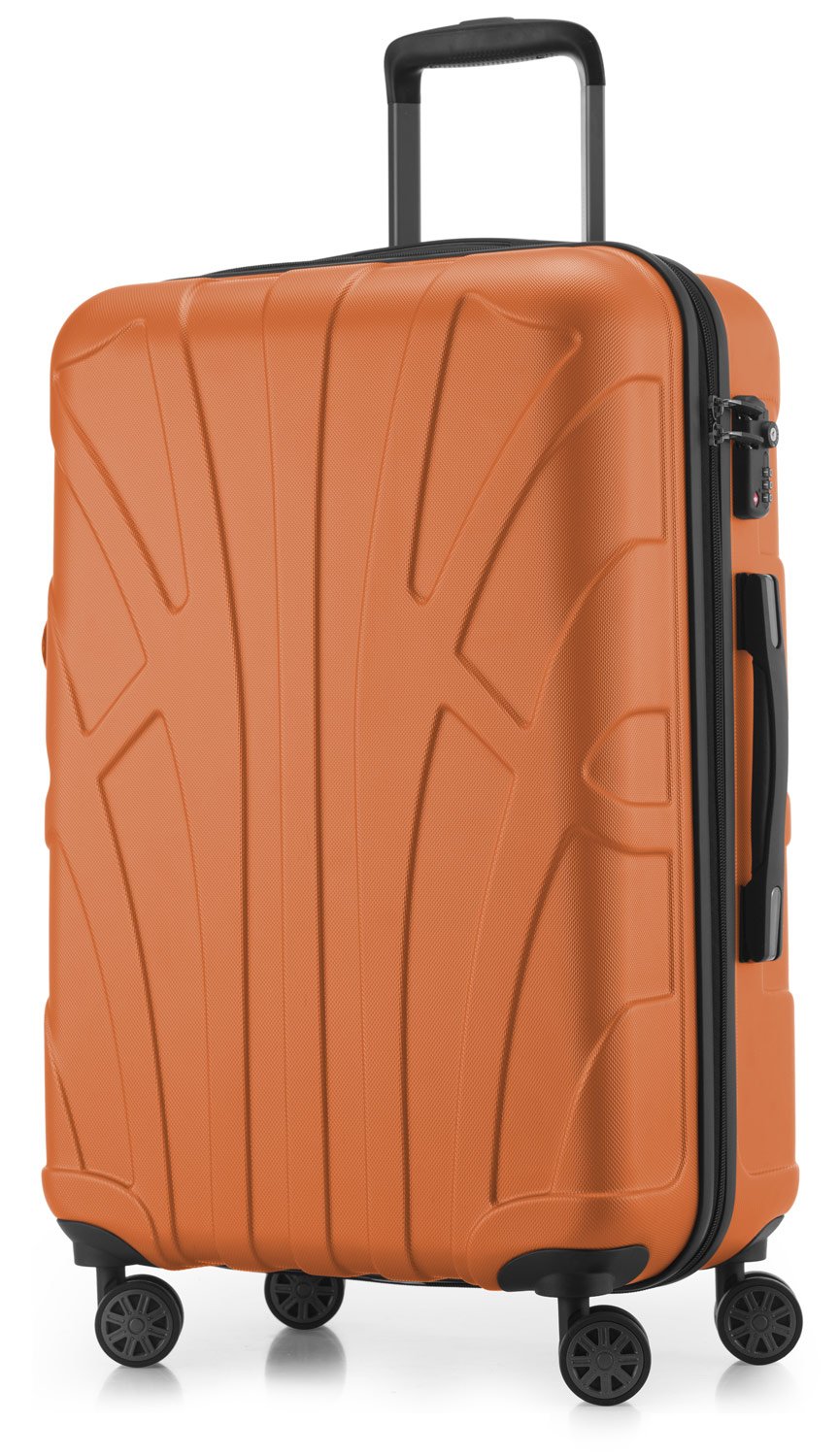 Suitline - Maleta de Mano rígida, Trolley 4 Ruedas, TSA, 55 cm, Aprox. 34 litros, 100% ABS Mate, Azul Oscuro — view 76
