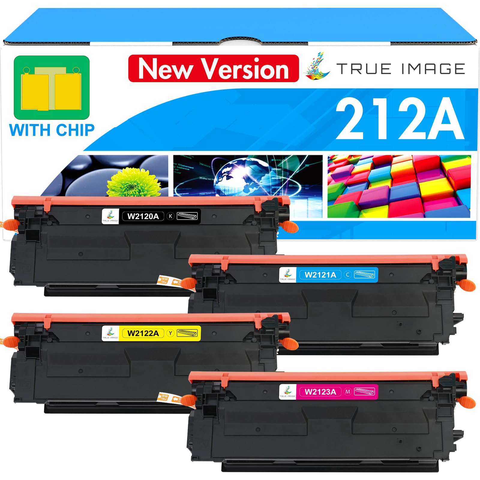 Amazon.co.jp: 212Aトナーカートリッジ 4パック (チップ付き) HP 212A