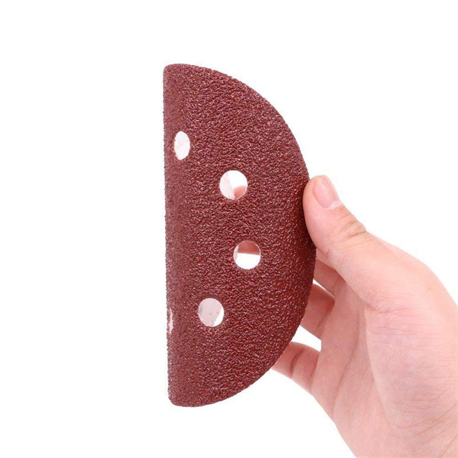 Tarcze szlifierskie Podkładki Tarcza szlifierska 20 szt. 5 cali 125 mm Okrągły papier ścierny Tarcza z 8 otworami Arkusze ścierne Ziarnistość 40-800 Tarcza szlifierska z haczykiem i pętelką Polskie na