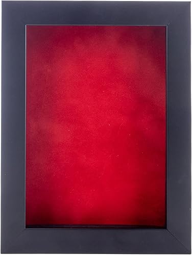 Miniatura 2 de Marco de caja de sombra de 24 x 30 pulgadas, madera negra, con una profundidad de visualización de 34 pulgadas  Incluye un tablero de respaldo sin