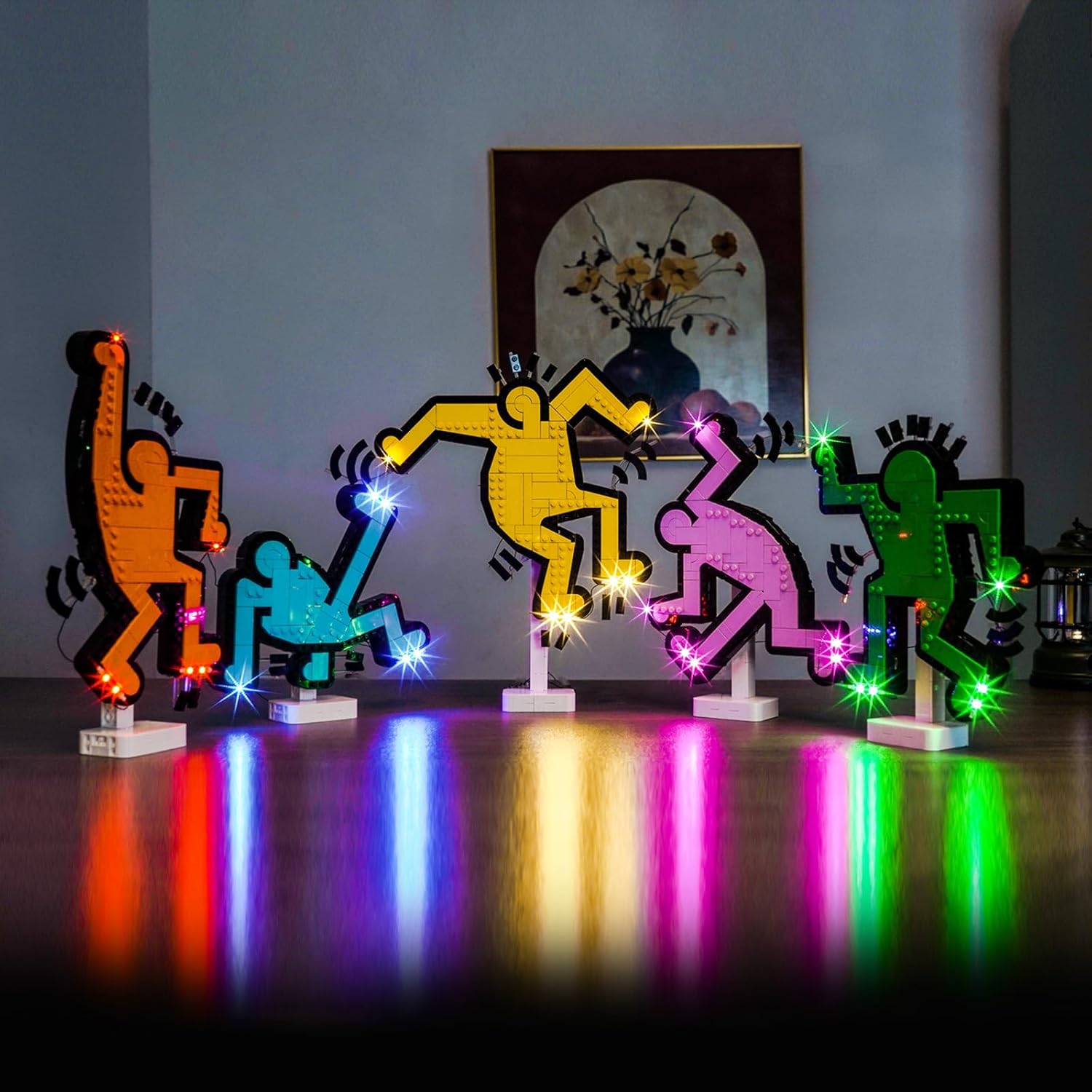 BrickBling LED Lights Compatible with Lego Keith Haring – Dancing Figures 31216 - Excluding Bricks