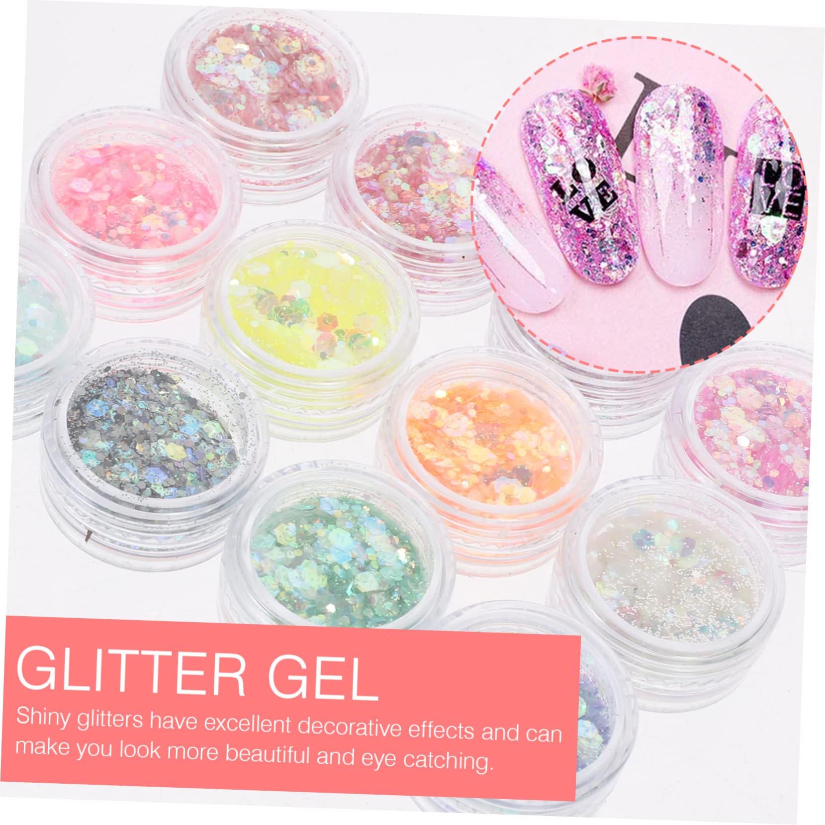 FRCOLOR 3 Set Innovativi Glitterati Per Feste Di Carnevale in Un Unico Set Di Trucco Per Corpo Viso E *3