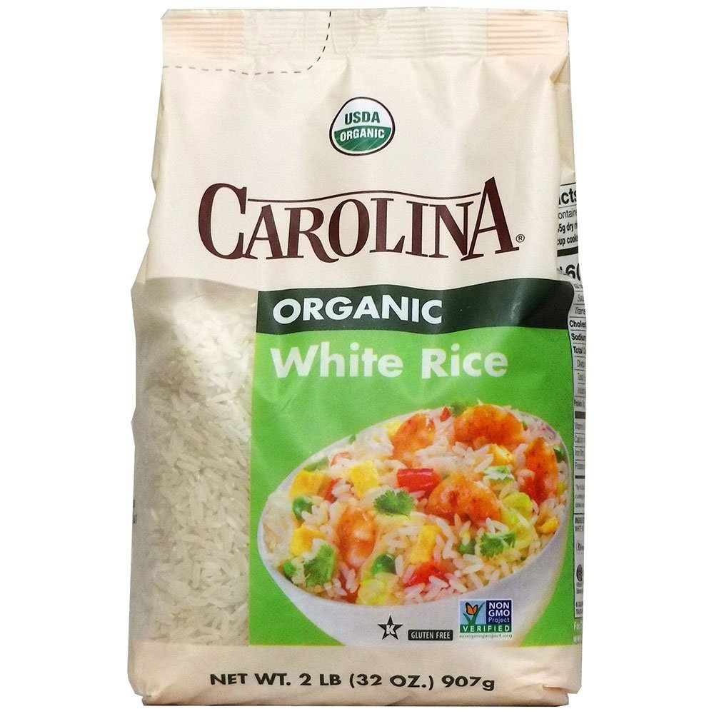 Amazon.com : Carolina Organic White Rice, 2 lb. : Grocery & Gourmet Food