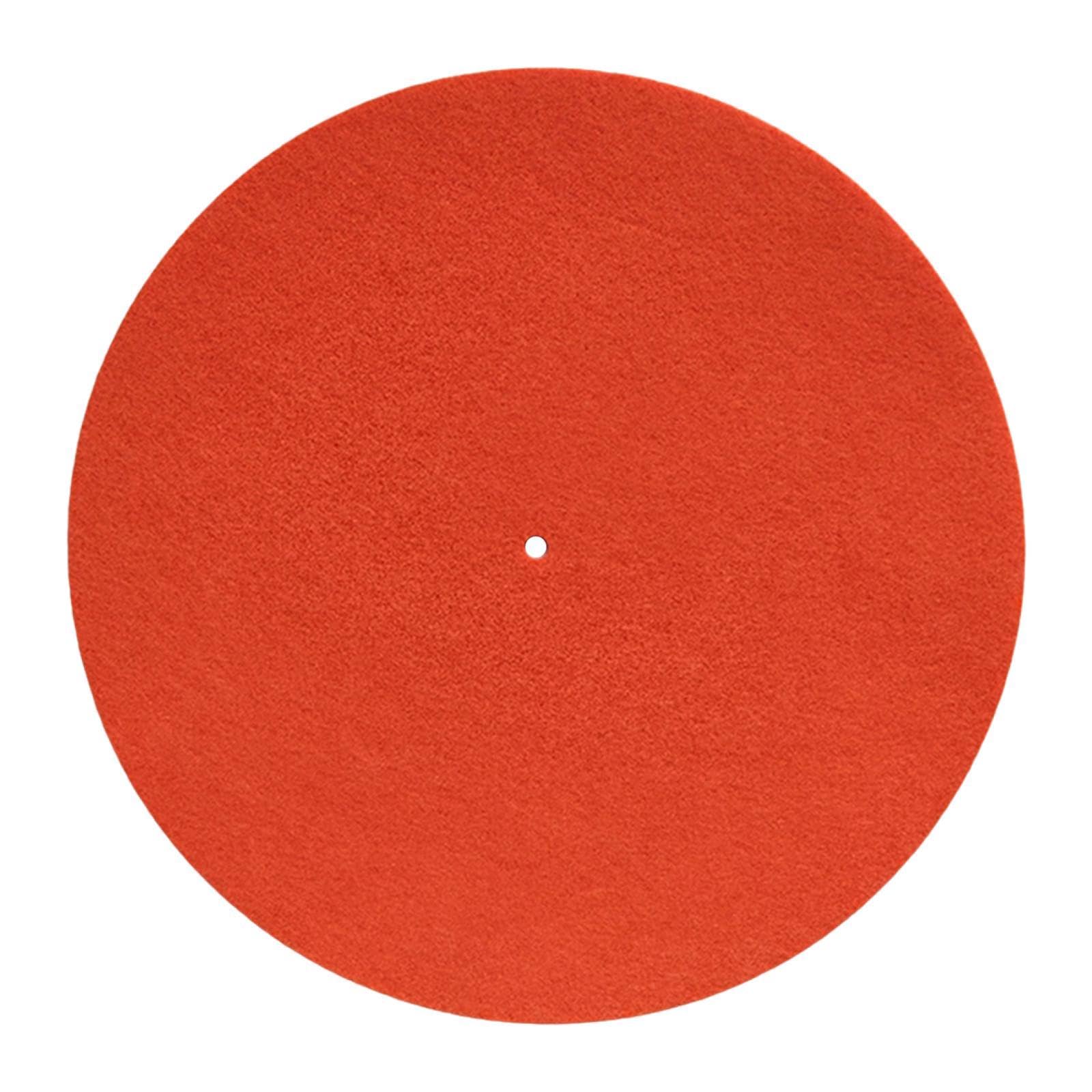 Turntable Platter Mat 12inch Phonograph Mat Record Player Mat Record Players Orange-picture-24