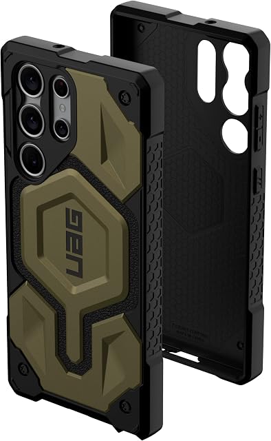URBAN ARMOR GEAR UAG Designed for Samsung Galaxy S23 Ultra Case 6.8" Monarch Pro Oxide Green - Premium Rugged Heavy Duty Shockproof Protective Cover Compatible with Magnetic Charging