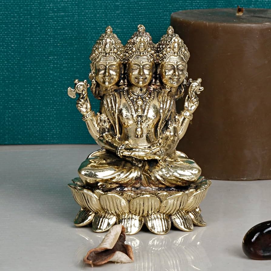 Amazon.co.jp: ARTVARKO 真鍮アイドル トリムルティ ブラフマ