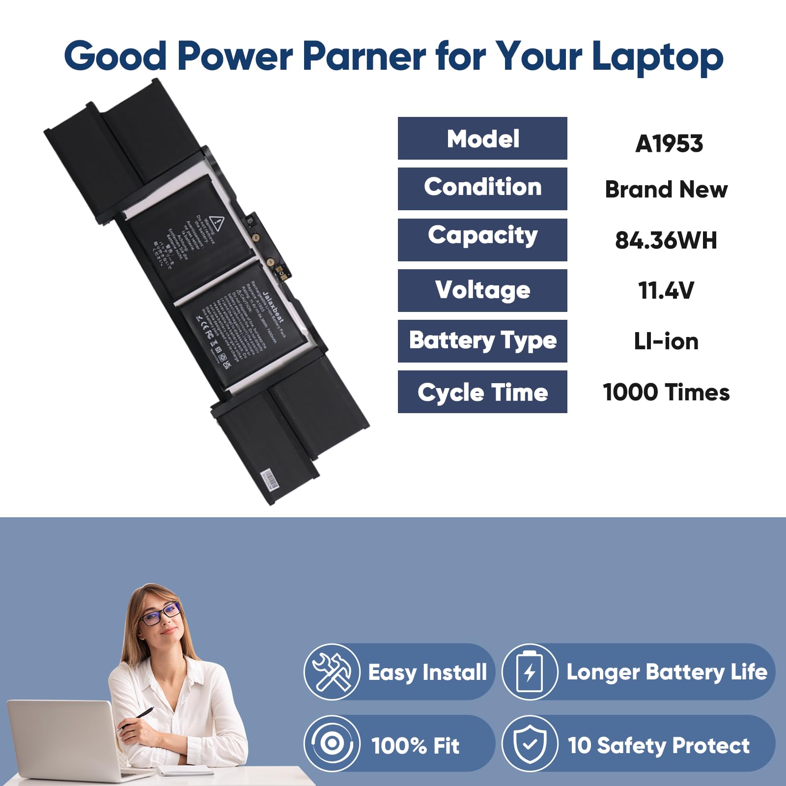 Amazon.com: Jalaxbeat A1990 Battery Replacement for MacBook Pro 15