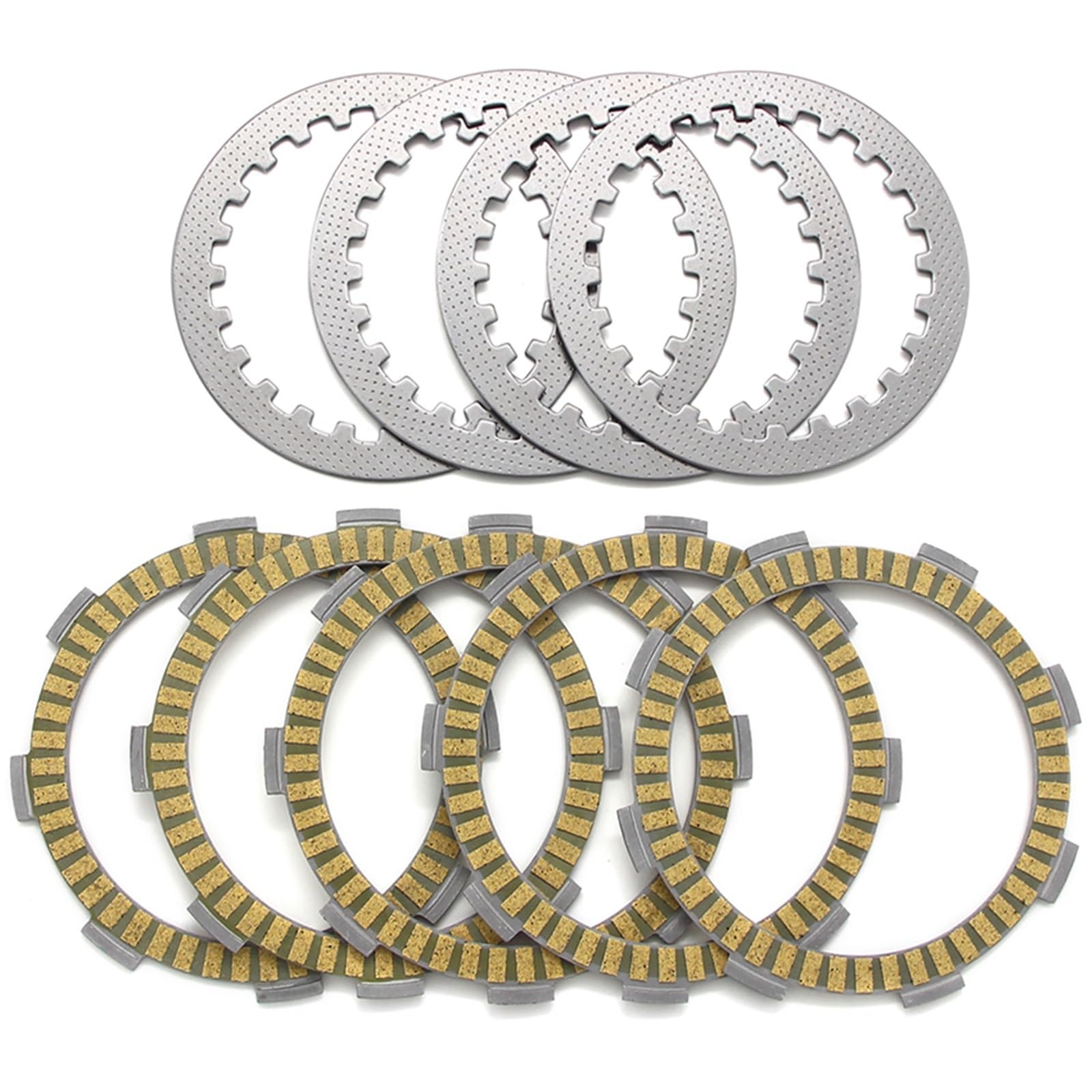 CJELPQ Motorcycle Friction Clutch Plates for XR185 1979 XR200R 1981 1982 1983 1984 1985 1986 1987-2002 XR200 RB/RC RD TLR250F