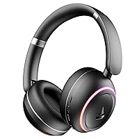boAt Rockerz 480 Over Ear Headphones Black Sabre Bluetooth 5.3