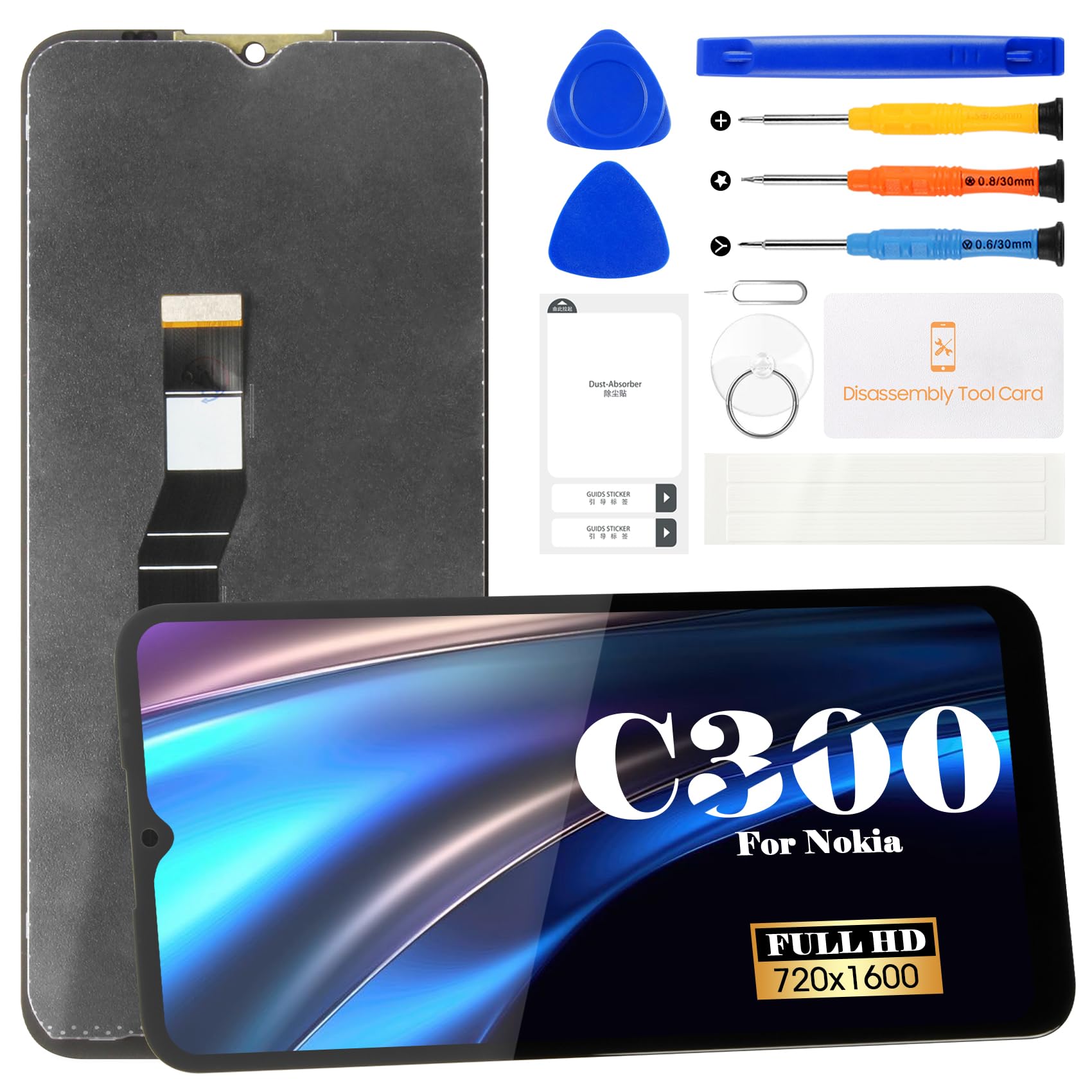 Amazon.com: for Nokia C300 Replacement Screen for Nokia C300 LCD