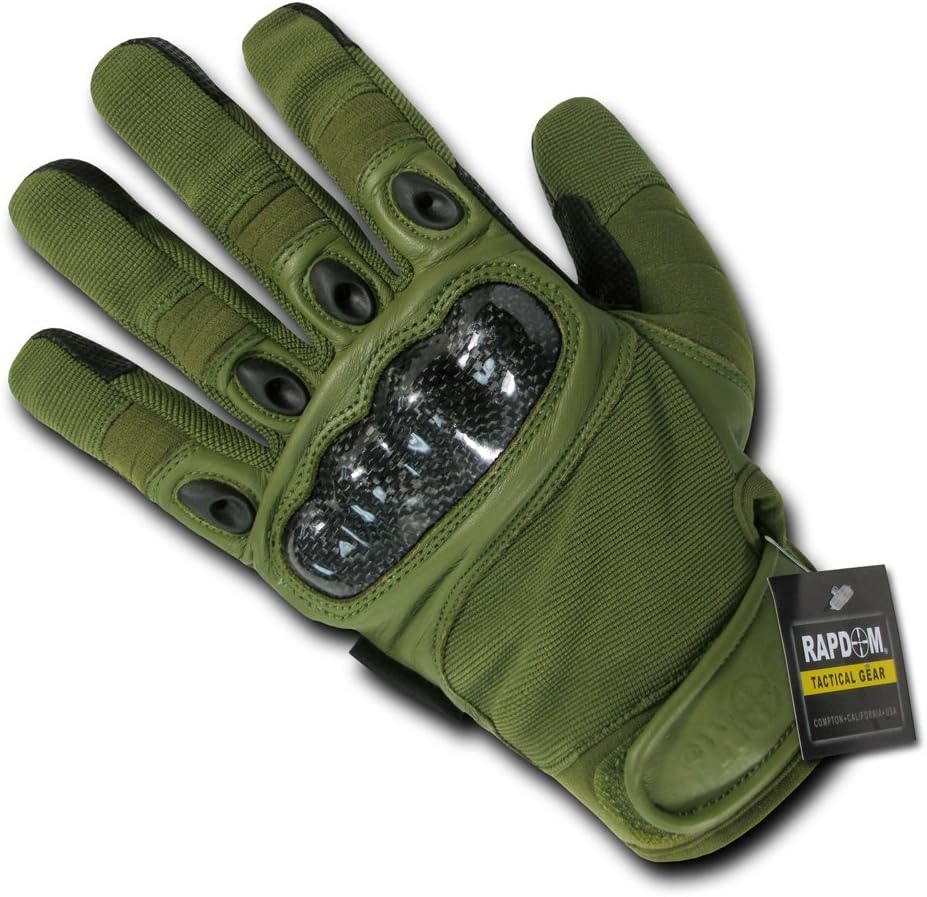 Rapdom Tactical Carbon Fiber Knuckle Gloves