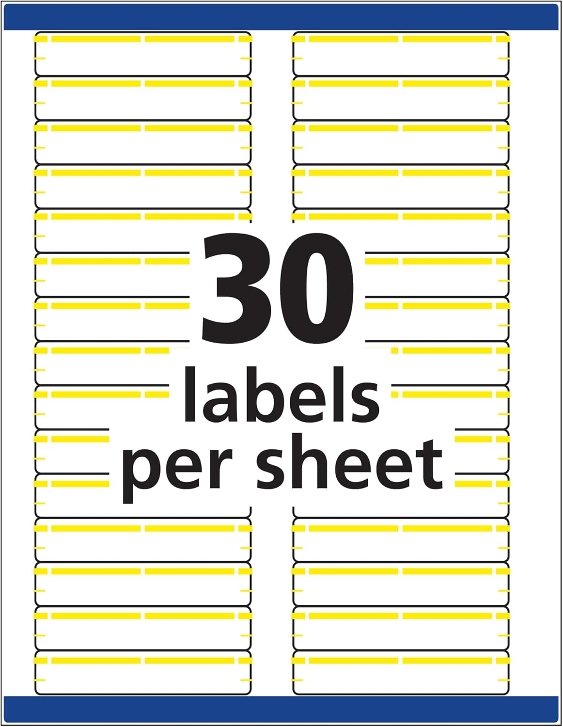 Amazon.com : Avery TrueBlock File Folder Labels, 2/3