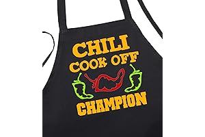 Chili Cook Off Winner Apron in a Bold Black