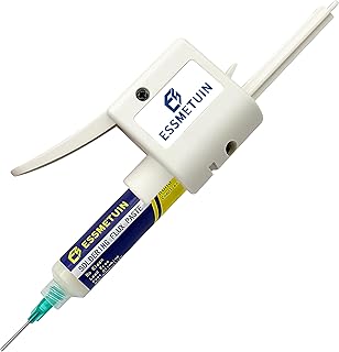 Solder Flux Glue Dispenser & Solder Flux for Electronics Soldering, Tin Soldering, Lead-Free Rosin Soldering Flux for Circuit Boards and Electrical Wire 10cc/Bottle (10cc+Extruder)
